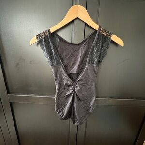 Suffolk black leotard, small